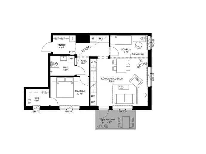 Planritning för Lägerhöjdsplan