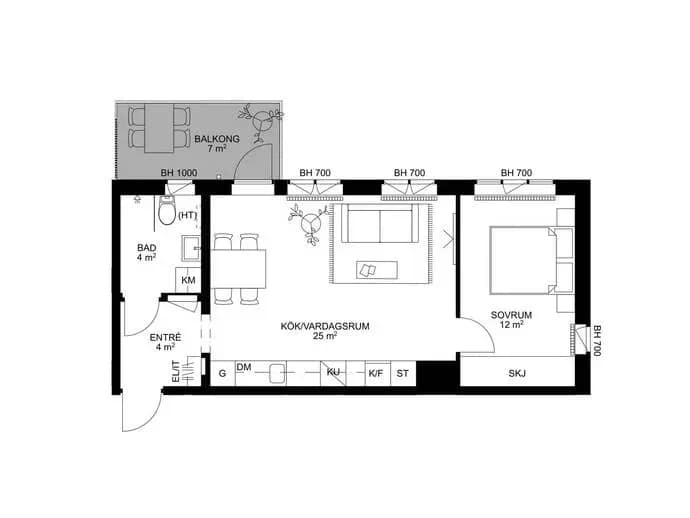 Floor plan for Lägerhöjdsplan