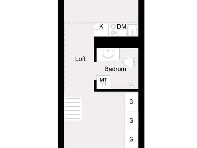 Floor plan for Lönngatan 18A