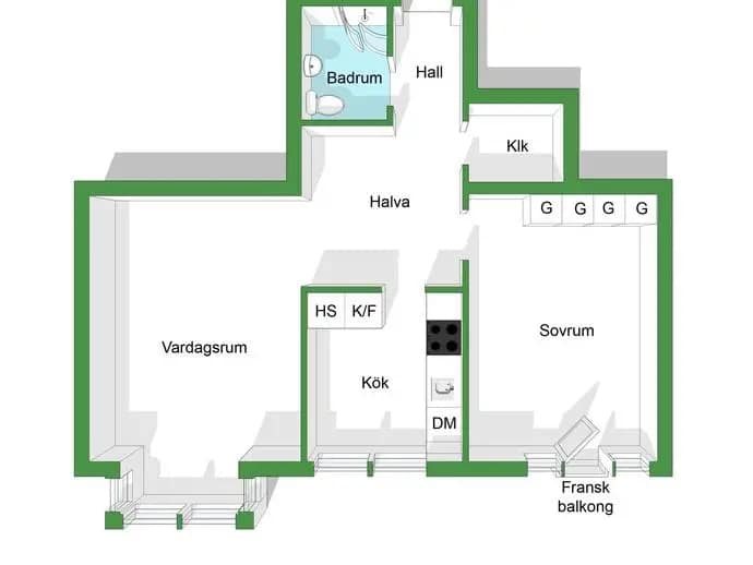 Floor plan for Sallerupsvägen 18A