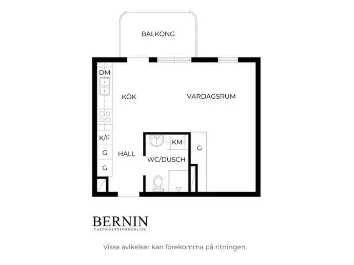 Floor plan for Räfsgatan 21