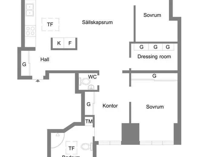 Planritning för Drottninggatan 67