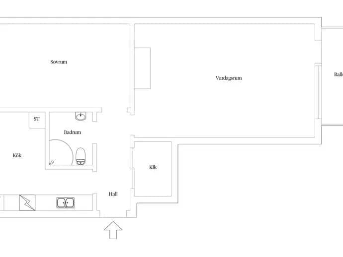 Floor plan for Ellstorpsgatan 3D