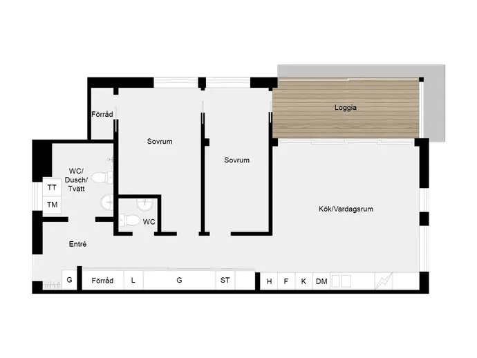 Floor plan for Ringtonsgränden 2