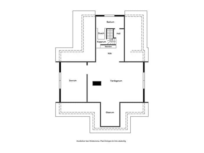 Floor plan for Nordanväg 13