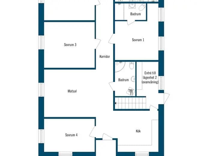 Floor plan for Boserupsvägen 3