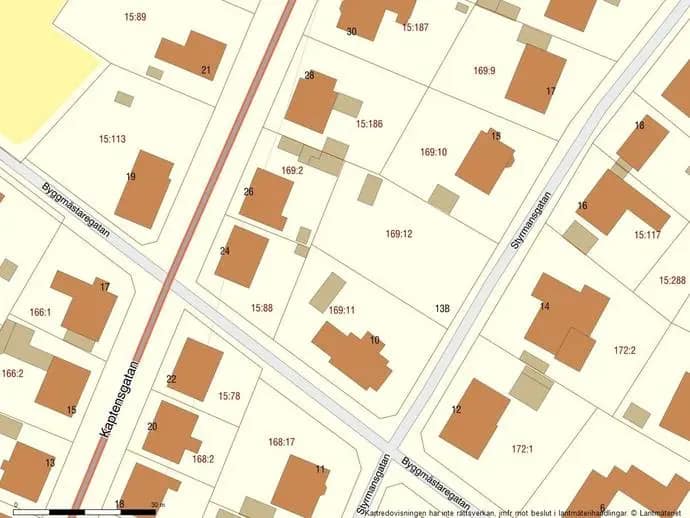 Floor plan for Styrmansgatan 13B