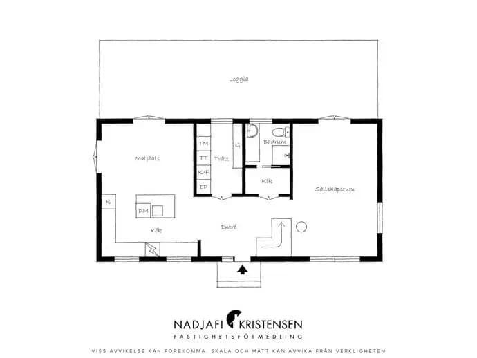 Floor plan for Lindallén 75
