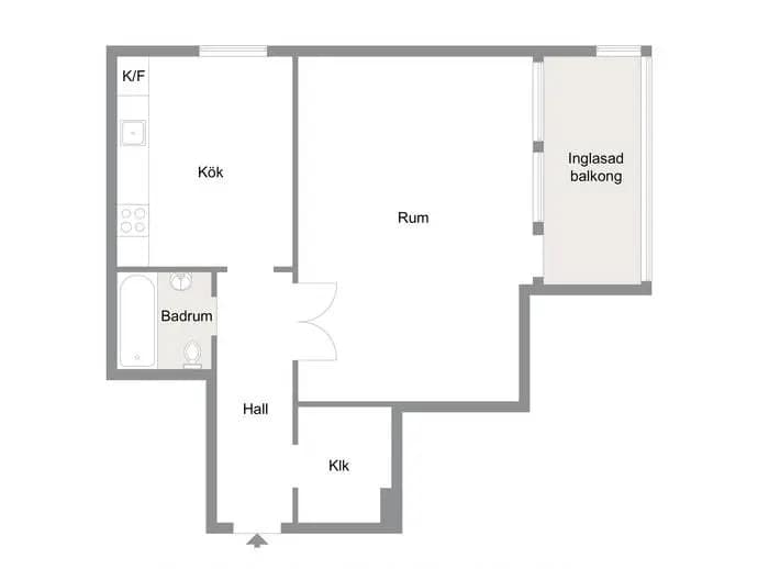 Floor plan for Östra Farmvägen 40A