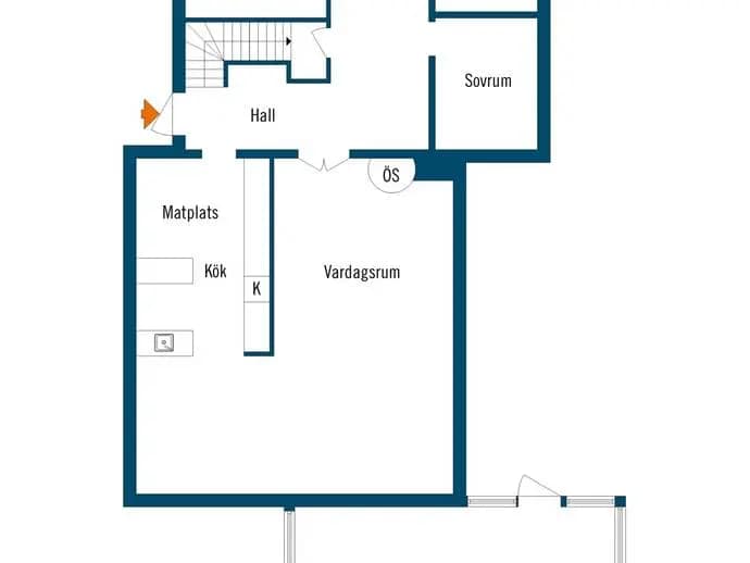 Floor plan for Kolonigatan 9