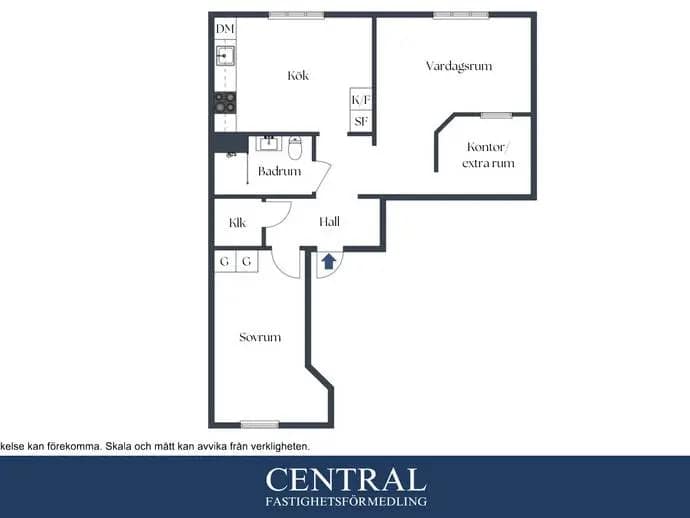 Floor plan for Gamlestadstorget 21