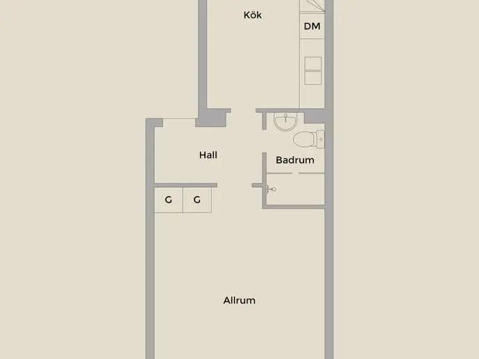Planritning för Forsstenagatan 2D