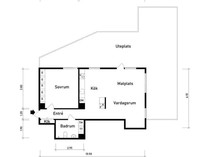 Floor plan for Nolehultsvägen 3