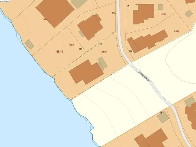 Planritning för Klippfyrsvägen 11B
