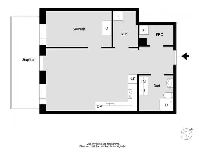 Floor plan for Råbyvägen 41
