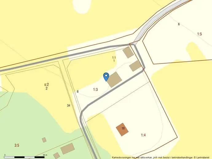 Planritning för Tibble-Sundby 8