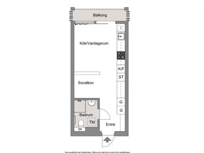Planritning för Fyrisvallsgatan 10A