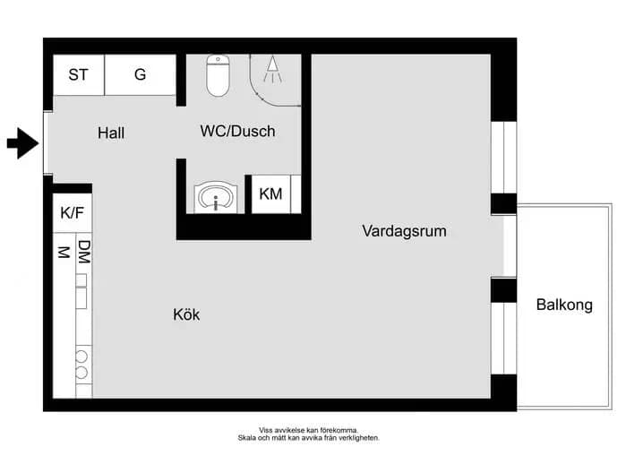 Planritning för Råbyvägen 57A