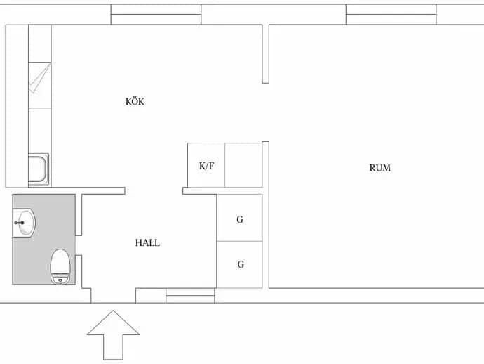 Floor plan for Hjalmar Brantingsgatan 21