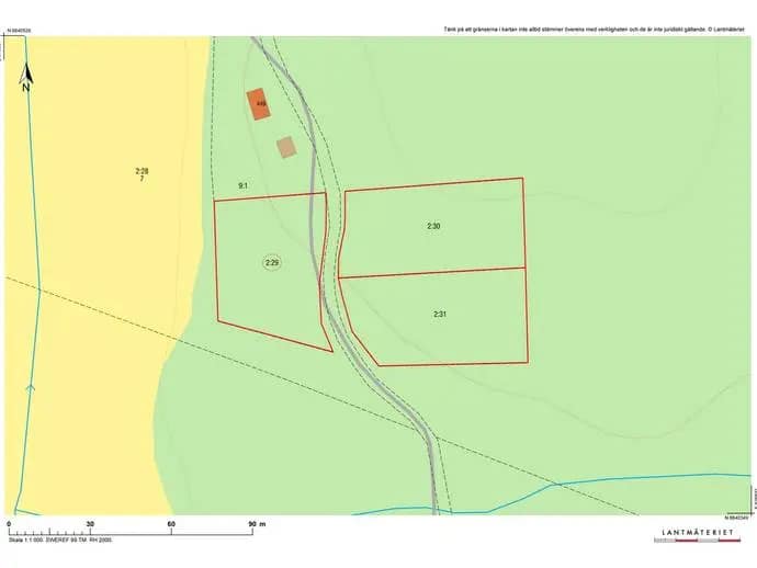 Planritning för Almunge-Gränby 451