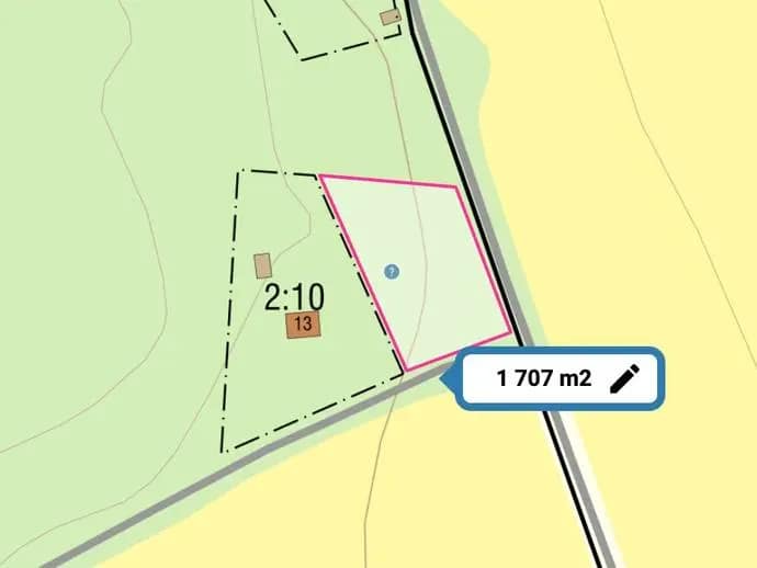 Floor plan for Testeby