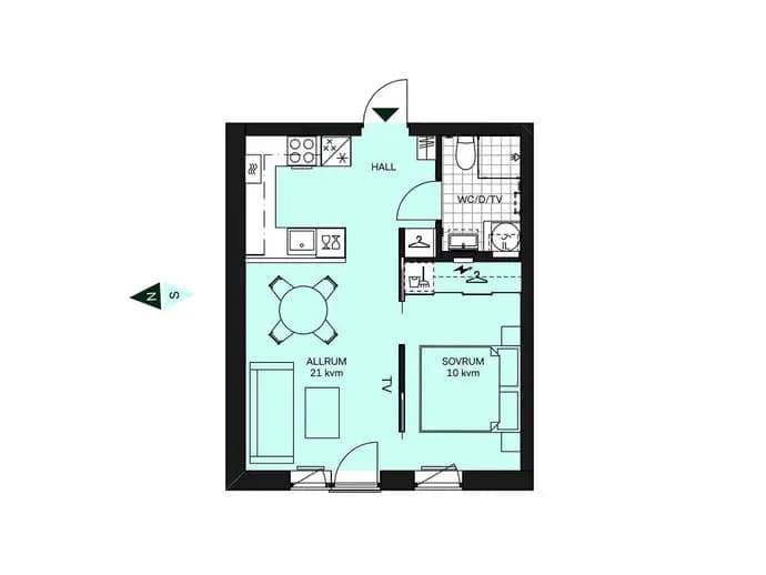 Planritning för Bataljonsgatan