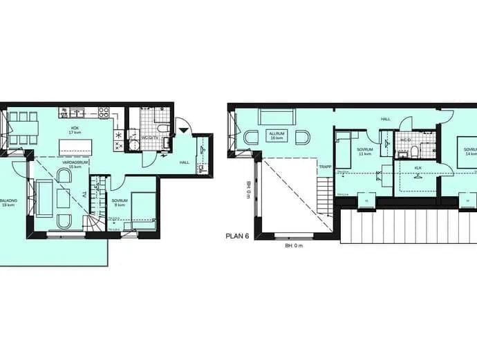 Floor plan for Bataljonsgatan