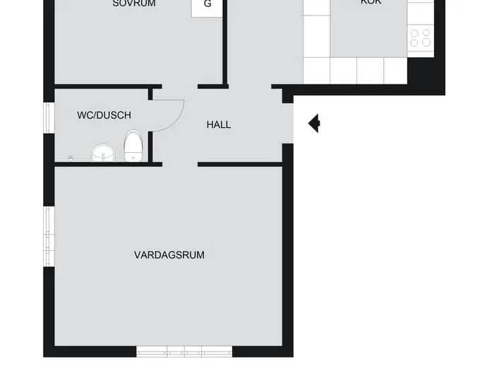 Planritning för Eknäsgatan 19