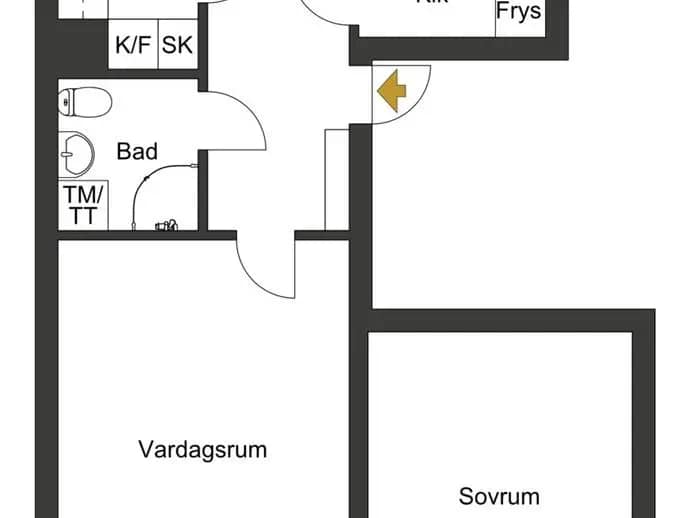 Planritning för Helgeandsgatan 3
