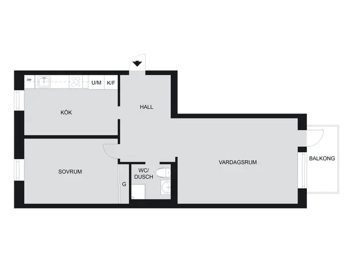 Planritning för Styrestagatan 20