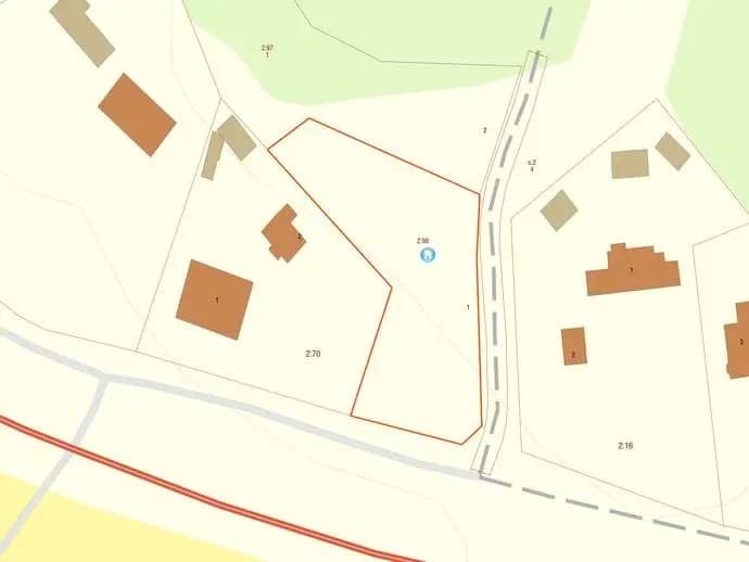 Planritning för Vånga Grindstugan 1