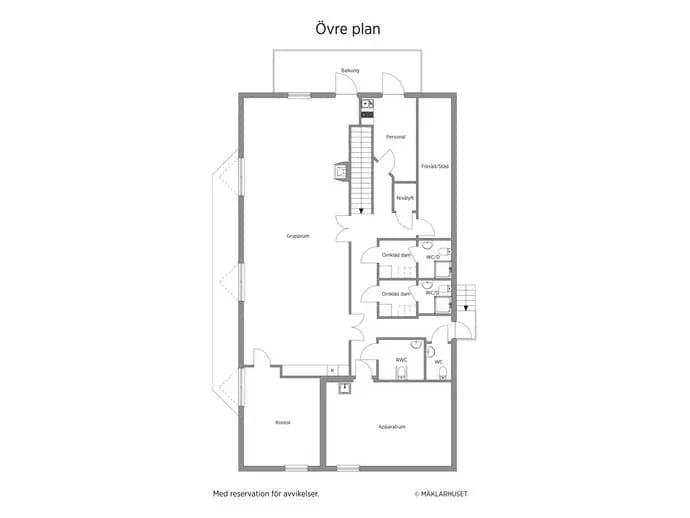 Planritning för Slussvägen 5