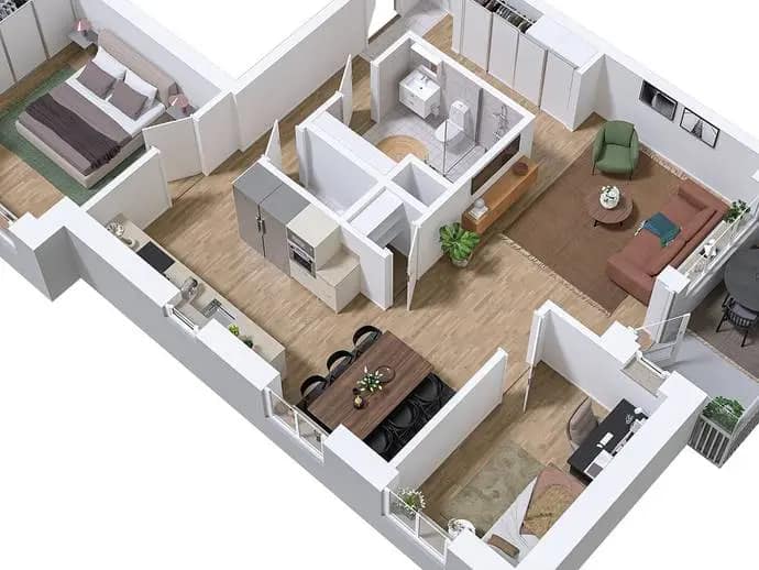 Planritning för Regementsgatan  14