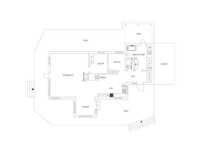 Planritning för Rävspåret 11