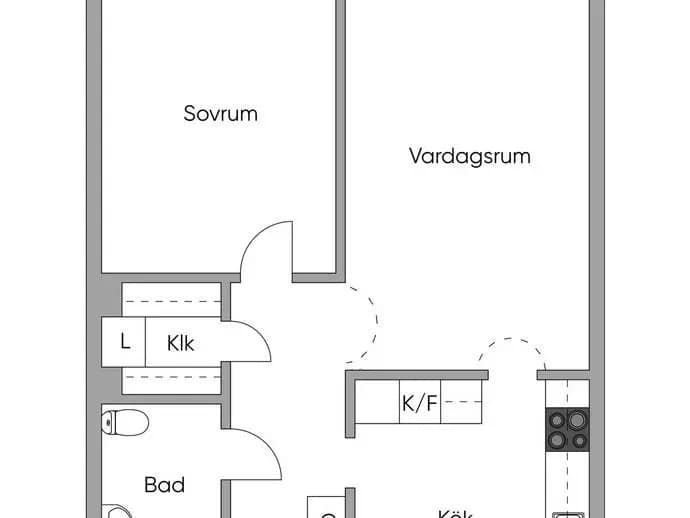 Floor plan for Rosenbloms Väg 115