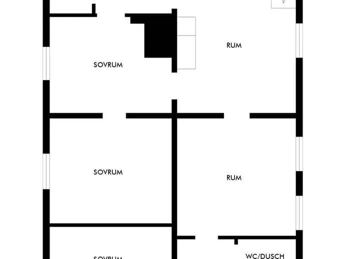 Floor plan for Repslagarvägen 5