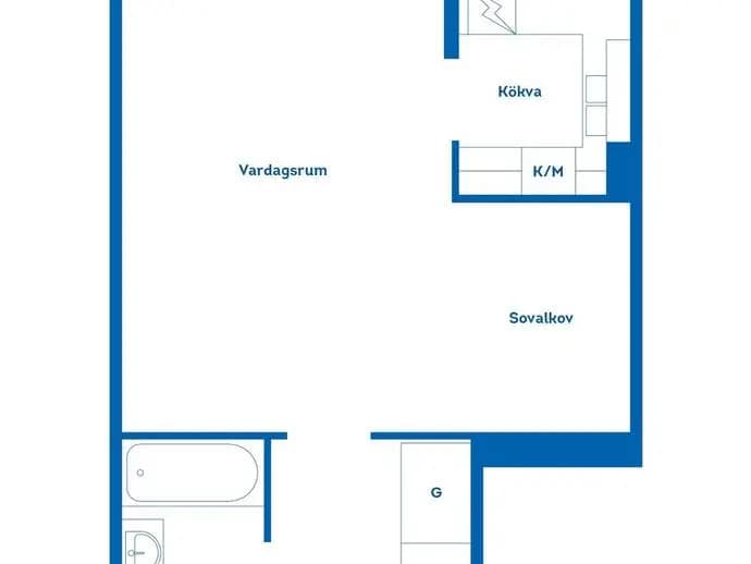 Floor plan for Noachsgatan 11