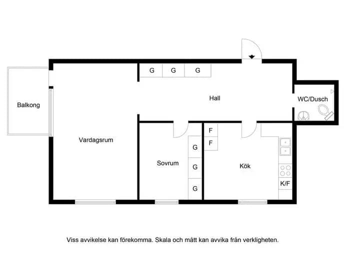 Planritning för Stationsvägen 4C
