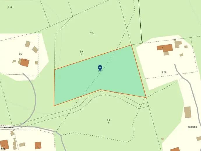 Floor plan for Vretbovägen - tomt i Kullersta