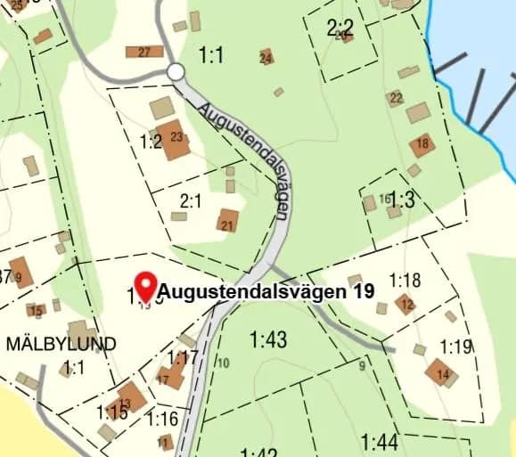 Floor plan for Augustendalsvägen 19