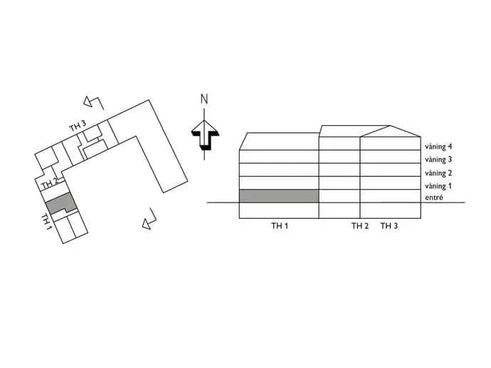 Floor plan for Industrigatan 6