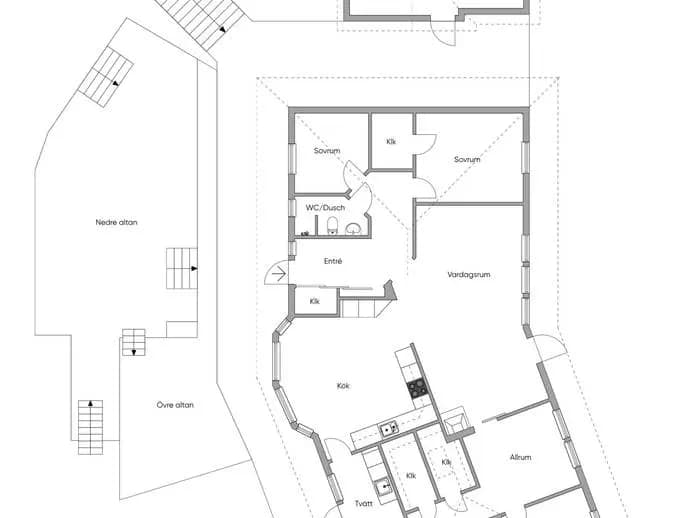 Floor plan for Dalagårdsvägen 34