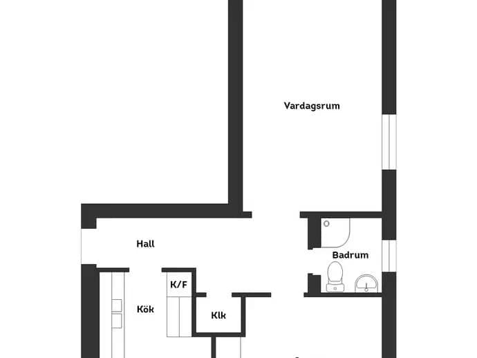 Floor plan for Blåsbackegatan 10