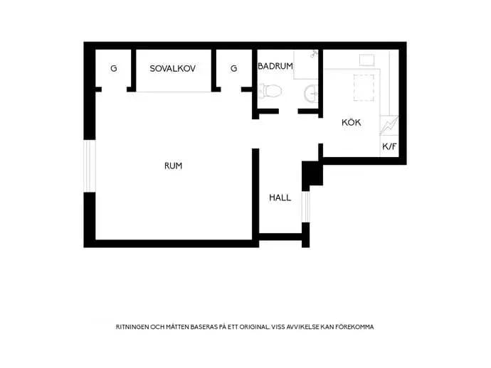 Floor plan for Muraregatan 20A