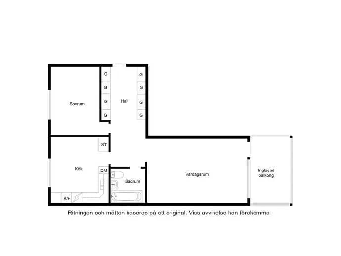 Floor plan for Hemmansvägen 20