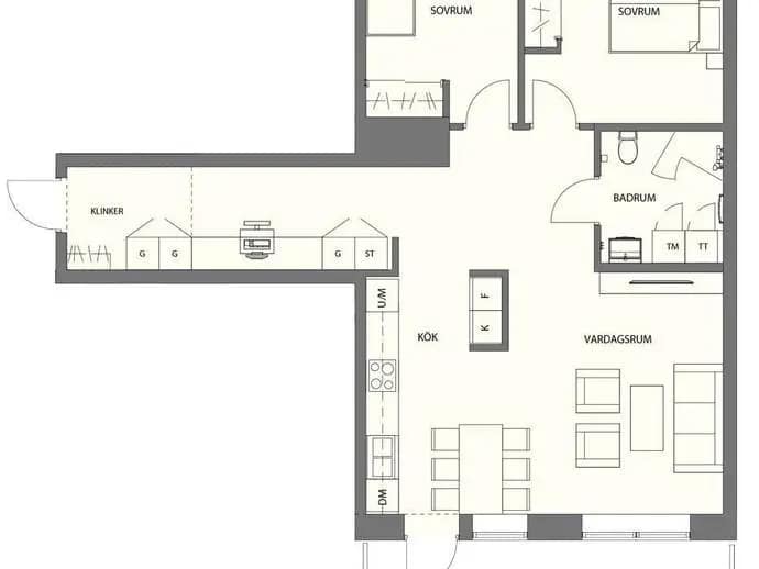Floor plan for Stockenbergsgatan 11