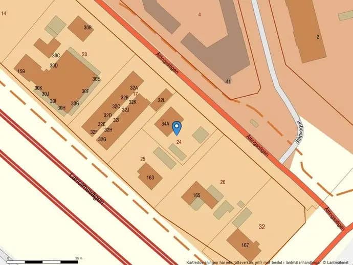 Floor plan for Åttingsstigen 34A