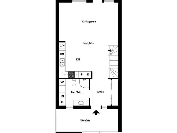 Floor plan for Kolarens gata 28B