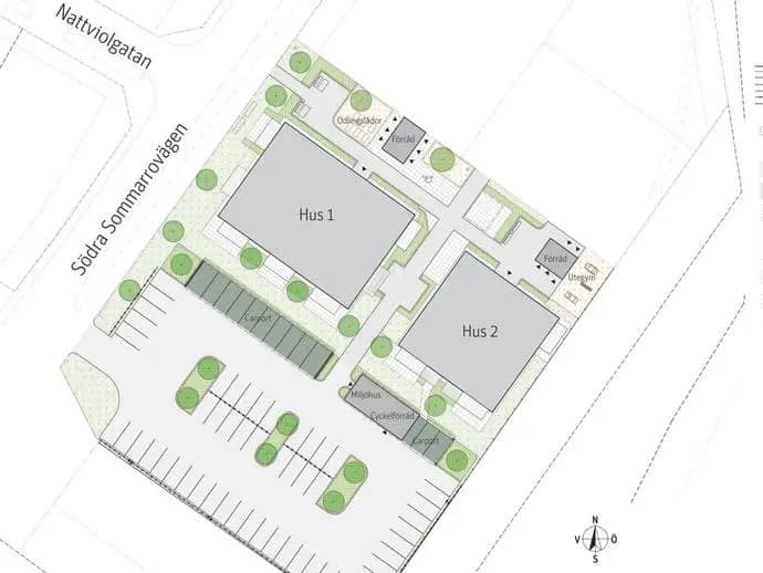 Floor plan for Södra Sommarrovägen 11