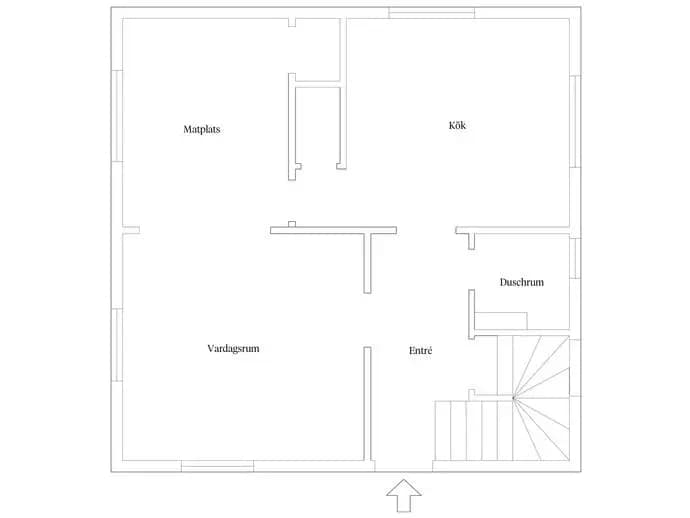 Floor plan for Nyeds-Västanå 617